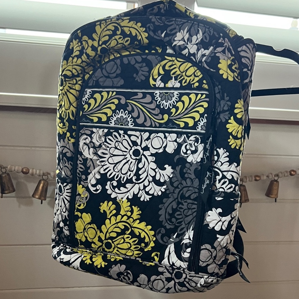 Vera Bradley Floral Pattern Laptop Backpack